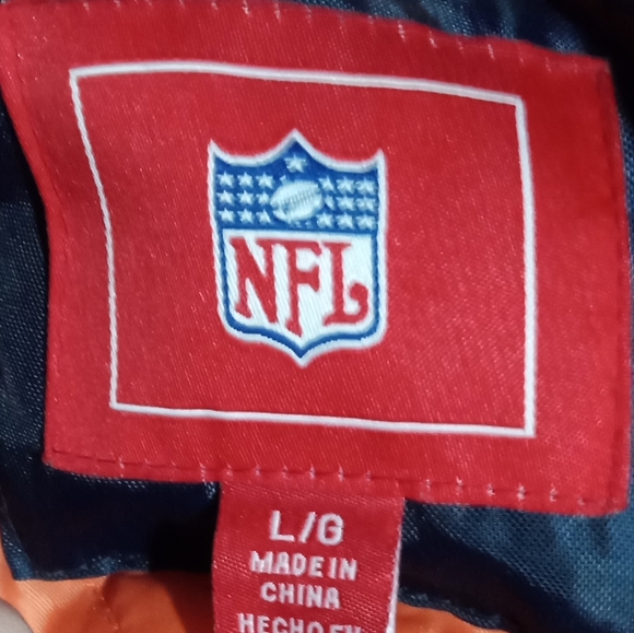 Vintage NFL's Chicago Bears Hooded Jacket Men's Size Large - Picture 5 of 6